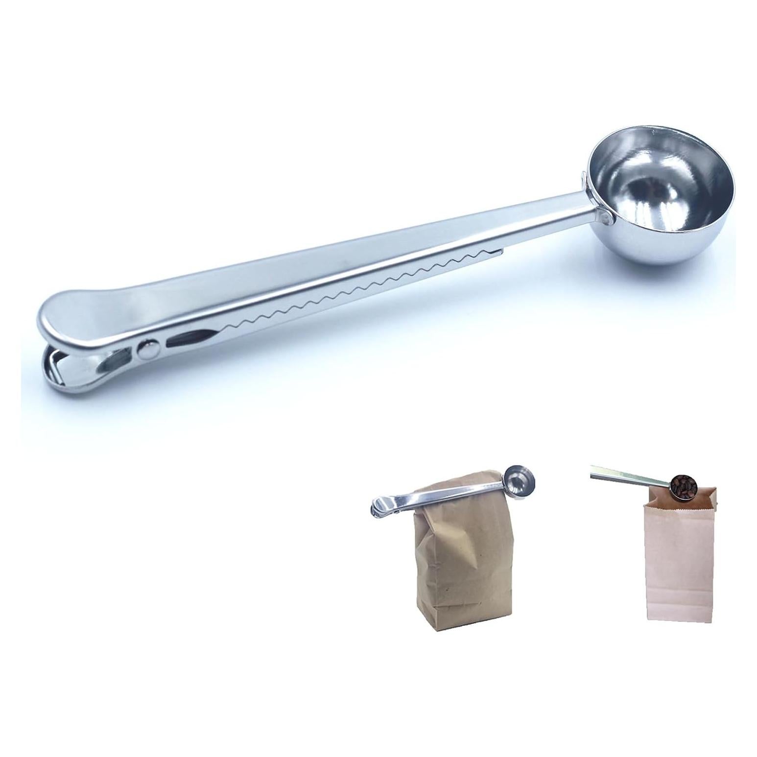 Cucharada de Acero Inoxidable 2-en-1 TacoMyxify con Clip