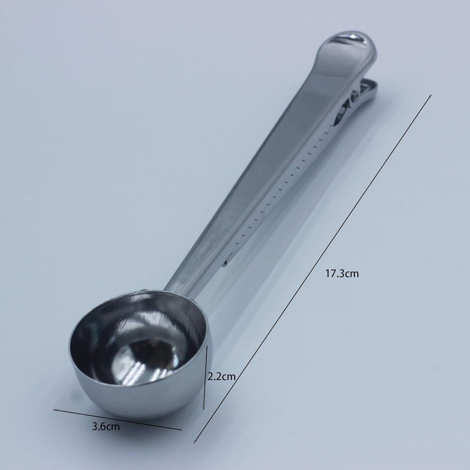 Cucharada de Acero Inoxidable 2-en-1 TacoMyxify con Clip