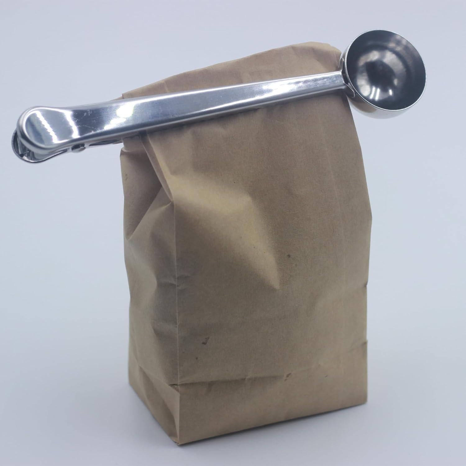 Cucharada de Acero Inoxidable 2-en-1 TacoMyxify con Clip