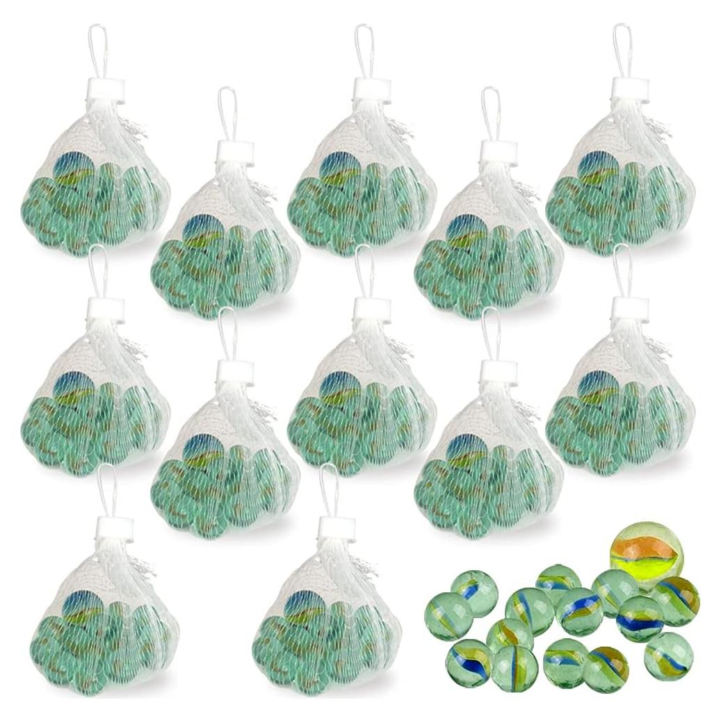 Paquete de 12 Bolsas de Canicas ArtCreativity - 180 Piezas