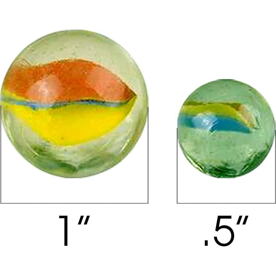 Paquete de 12 Bolsas de Canicas ArtCreativity - 180 Piezas