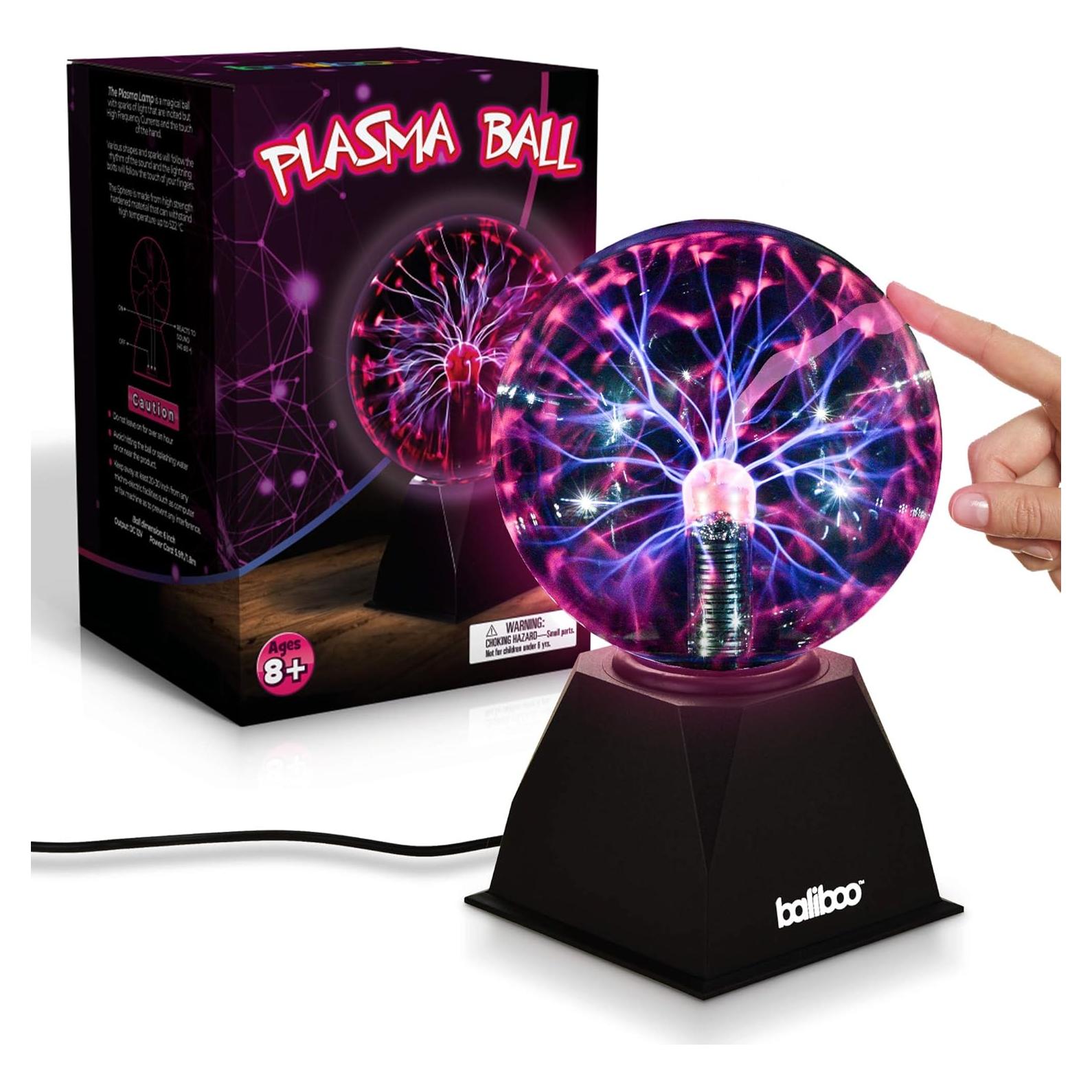 Lámpara de Plasma BALIBOO 15.24 cm Táctil y Sonido