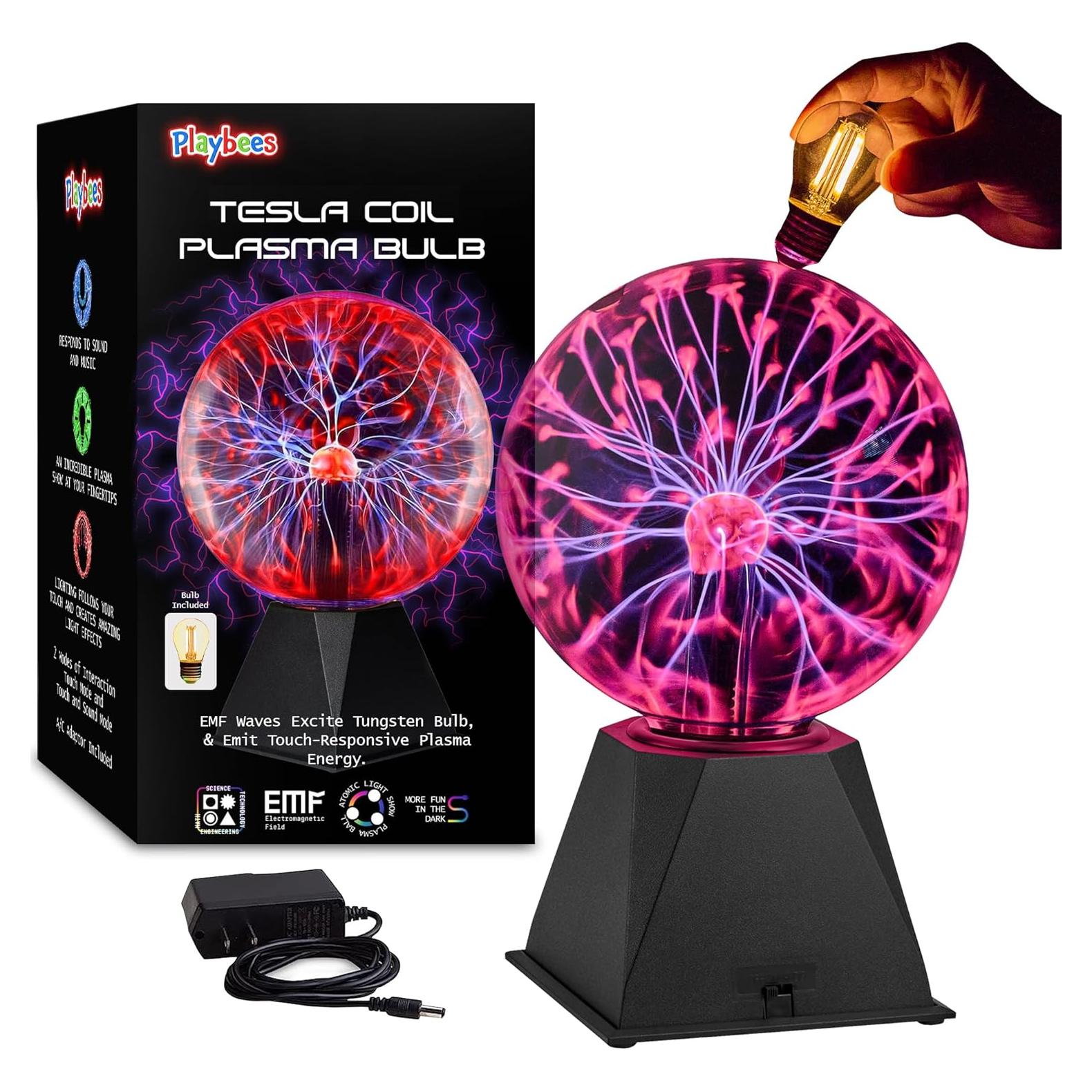 Bola de Plasma Playbees 17.78 cm Rojo Interactiva