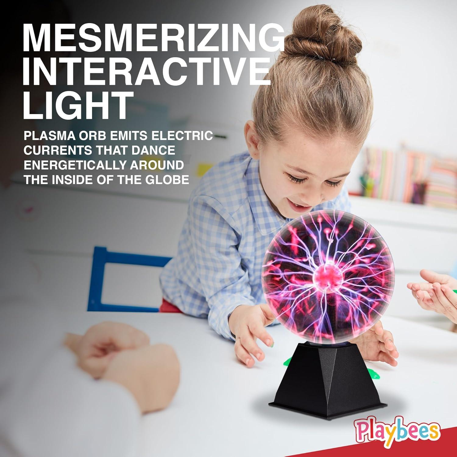 Bola de Plasma Playbees 17.78 cm Rojo Interactiva