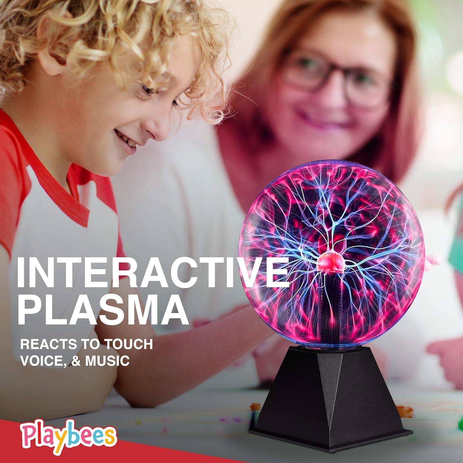 Bola de Plasma Playbees 17.78 cm Rojo Interactiva