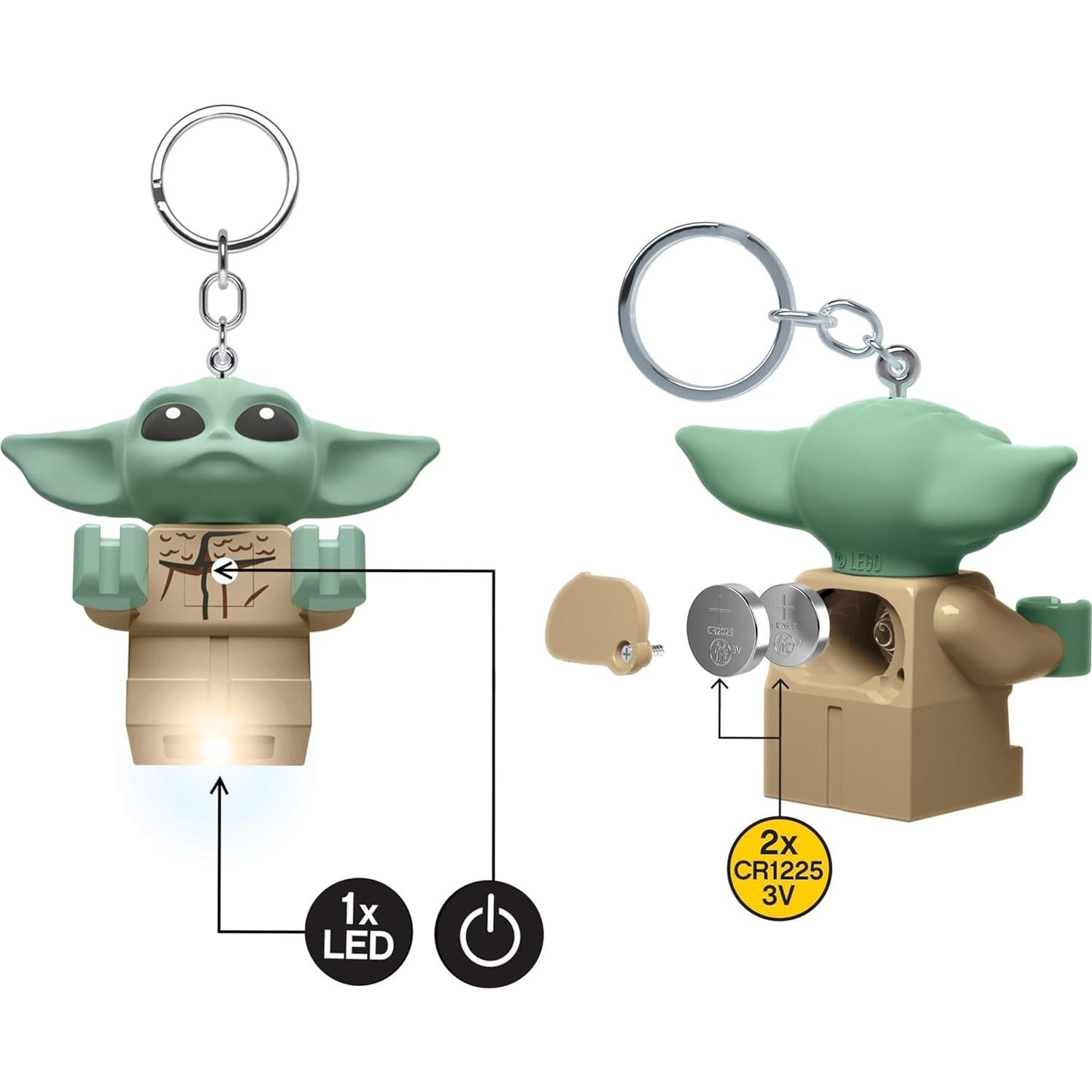 Luz Clave Grogu LEGO Star Wars The Mandalorian 5.08 cm