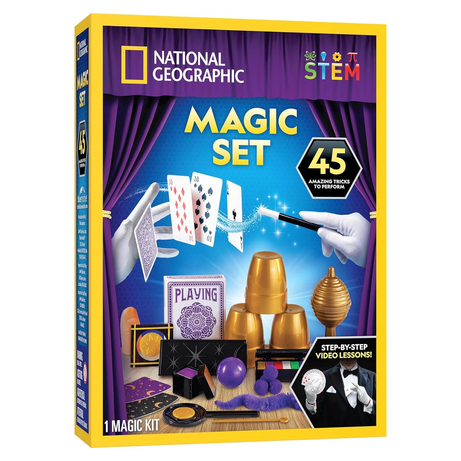 Juego de Magia National Geographic Kids - 45 Trucos para Niños
