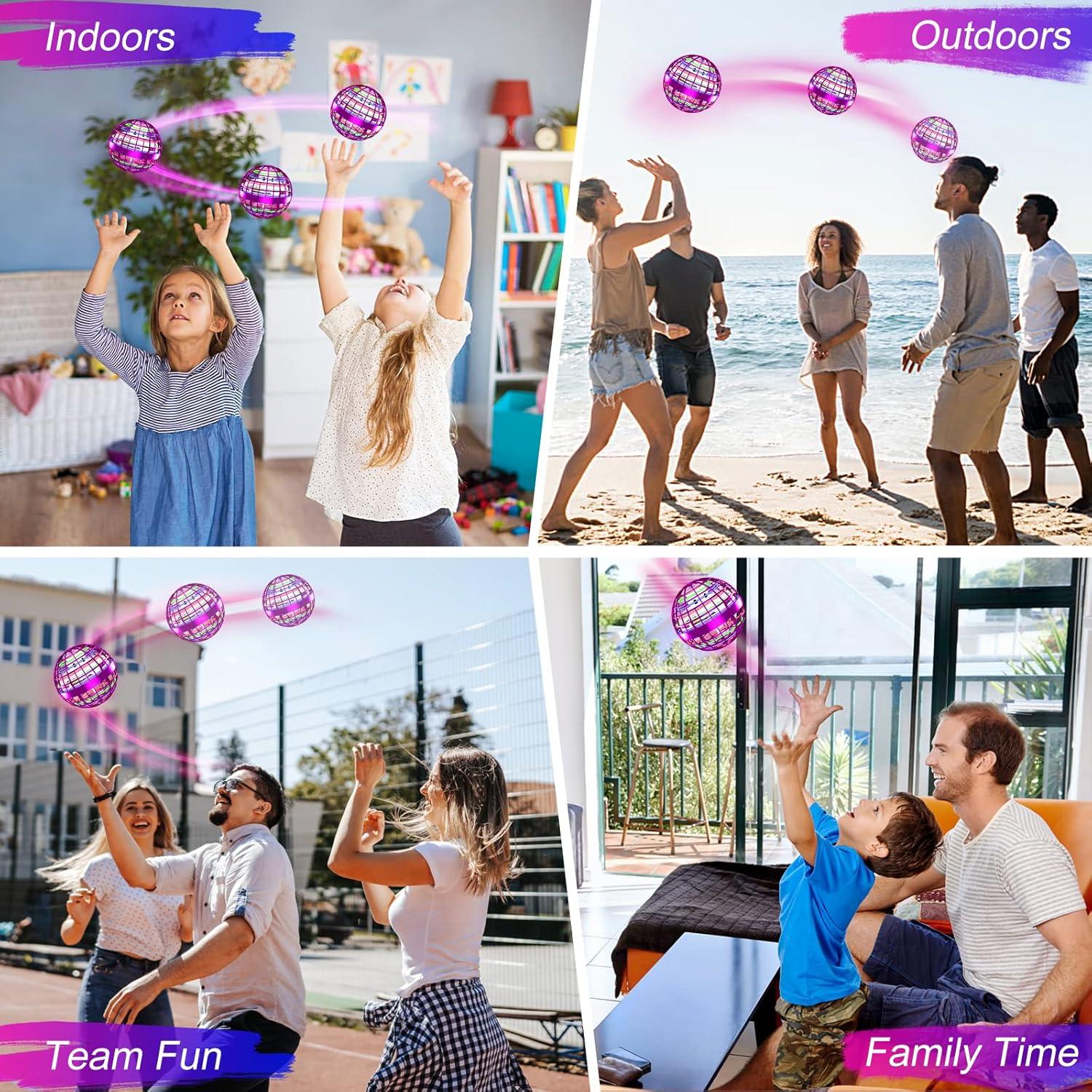 Bola Voladora Dhapy 2 Pack Mejorada para Niños 6+ Años