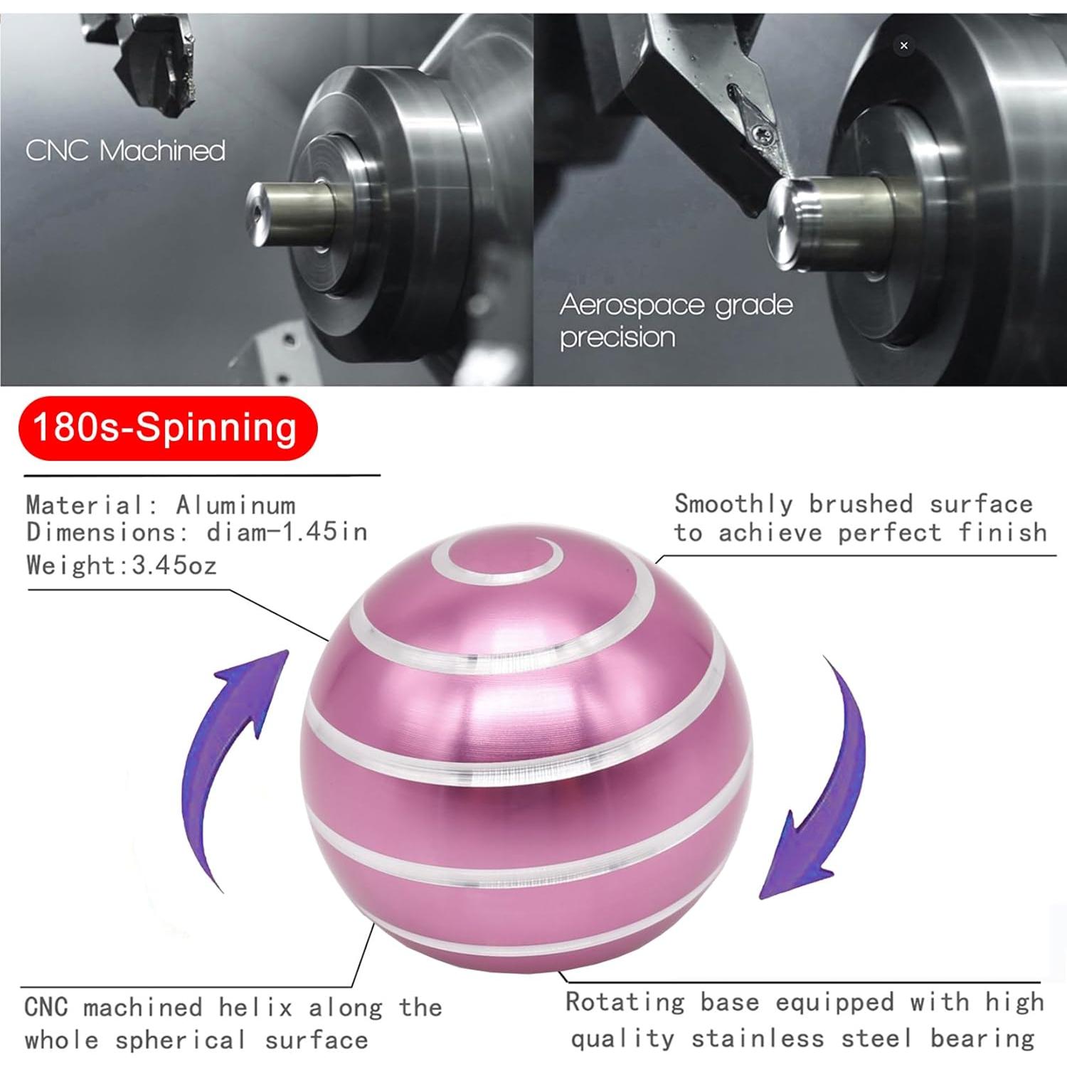 Juguete de Escritorio Kinetic Samilalago Rosa Alivio Estrés
