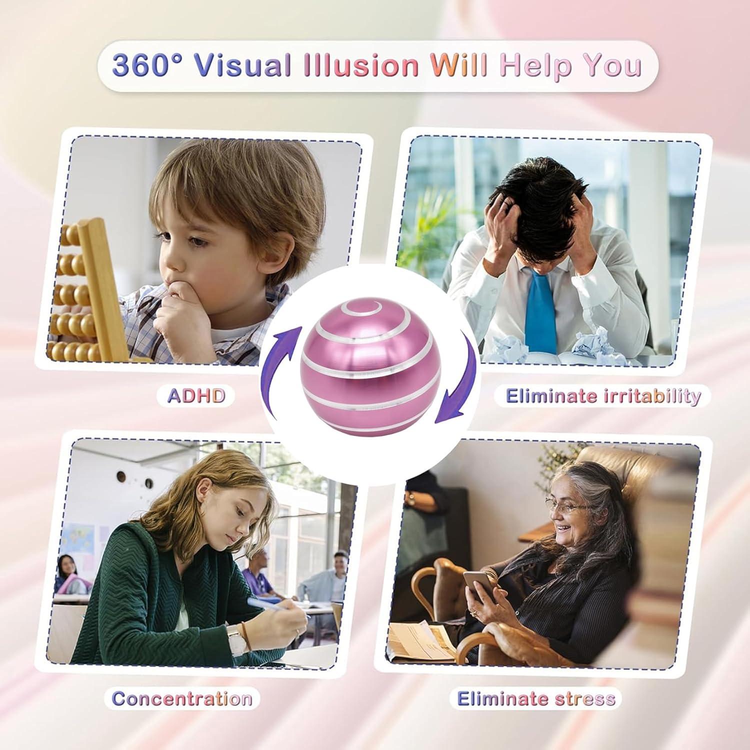 Juguete de Escritorio Kinetic Samilalago Rosa Alivio Estrés