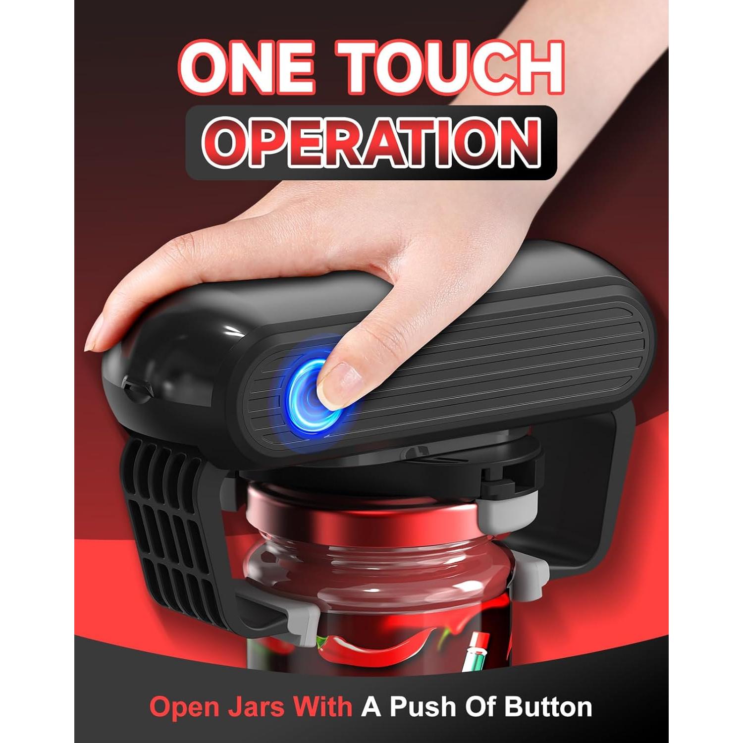 Abrebotellas Eléctrico Ankuwa EJ101 Automático 3W Negro