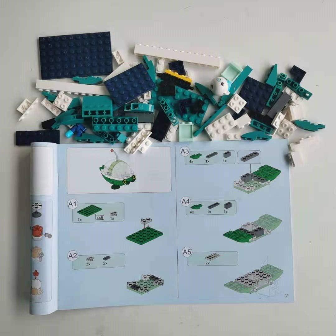 Bloque de Construcción Aventura Oceánica BASEPLATES 3705 403 Piezas