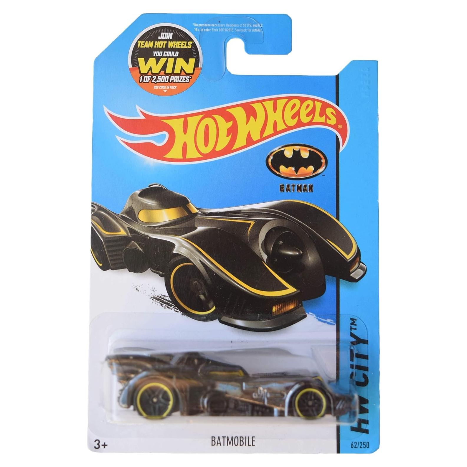 Auto de Juguete Hot Wheels Batmobile Escala 1:64 Cromo