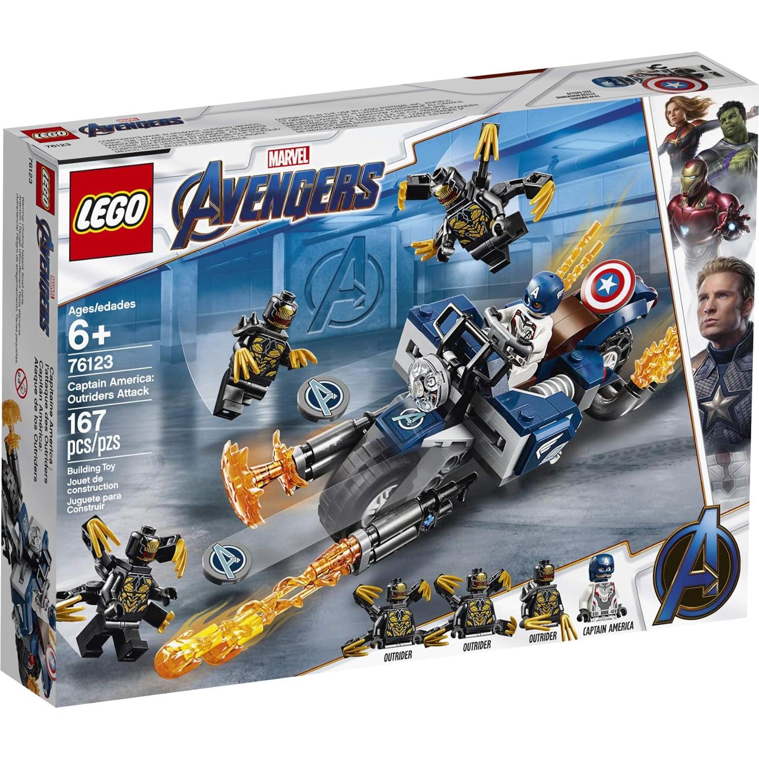 LEGO Marvel Avengers 76123 Ataque de Outriders - 167 Piezas