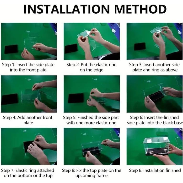 Caja de Exhibición Acrílica 3mm Welkin DC para Lego 75328