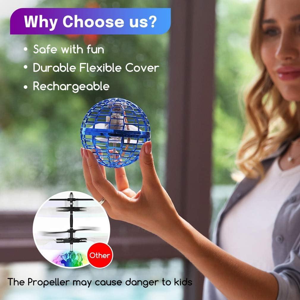 Bola Voladora Kidsjoy Mini Drone 360° Rosa para Niños