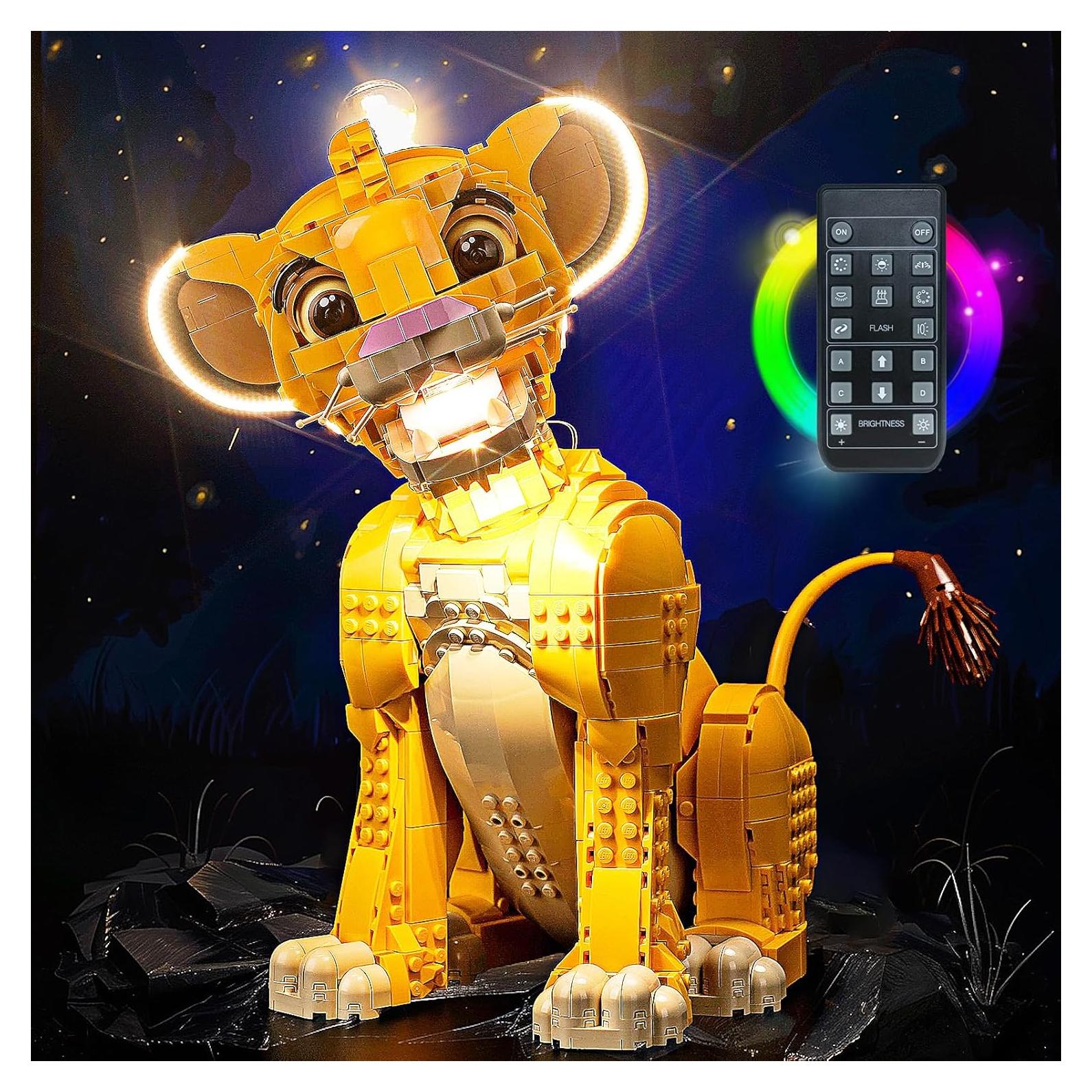 Kit de Iluminación LED Brickshining para LEGO Joven Simba 43247
