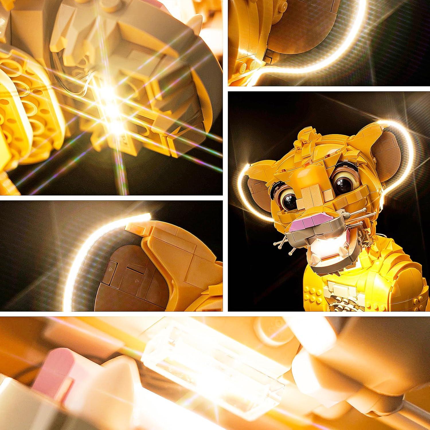 Kit de Iluminación LED Brickshining para LEGO Joven Simba 43247