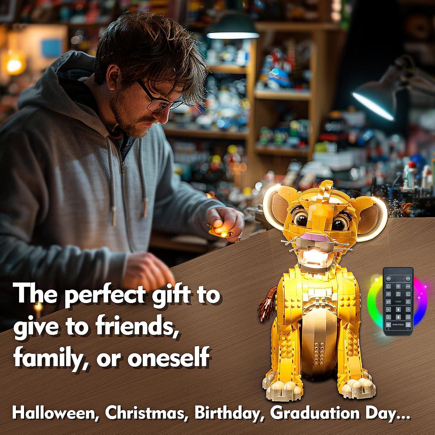 Kit de Iluminación LED Brickshining para LEGO Joven Simba 43247