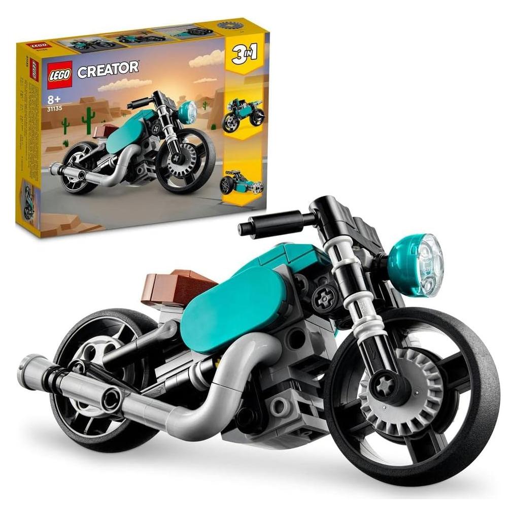 LEGO Creator 3 en 1 Motocicleta Vintage 31135 - 128 Piezas