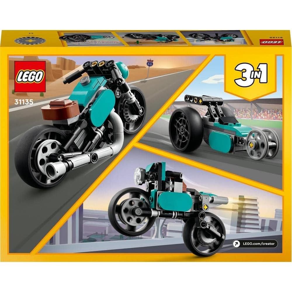 LEGO Creator 3 en 1 Motocicleta Vintage 31135 - 128 Piezas