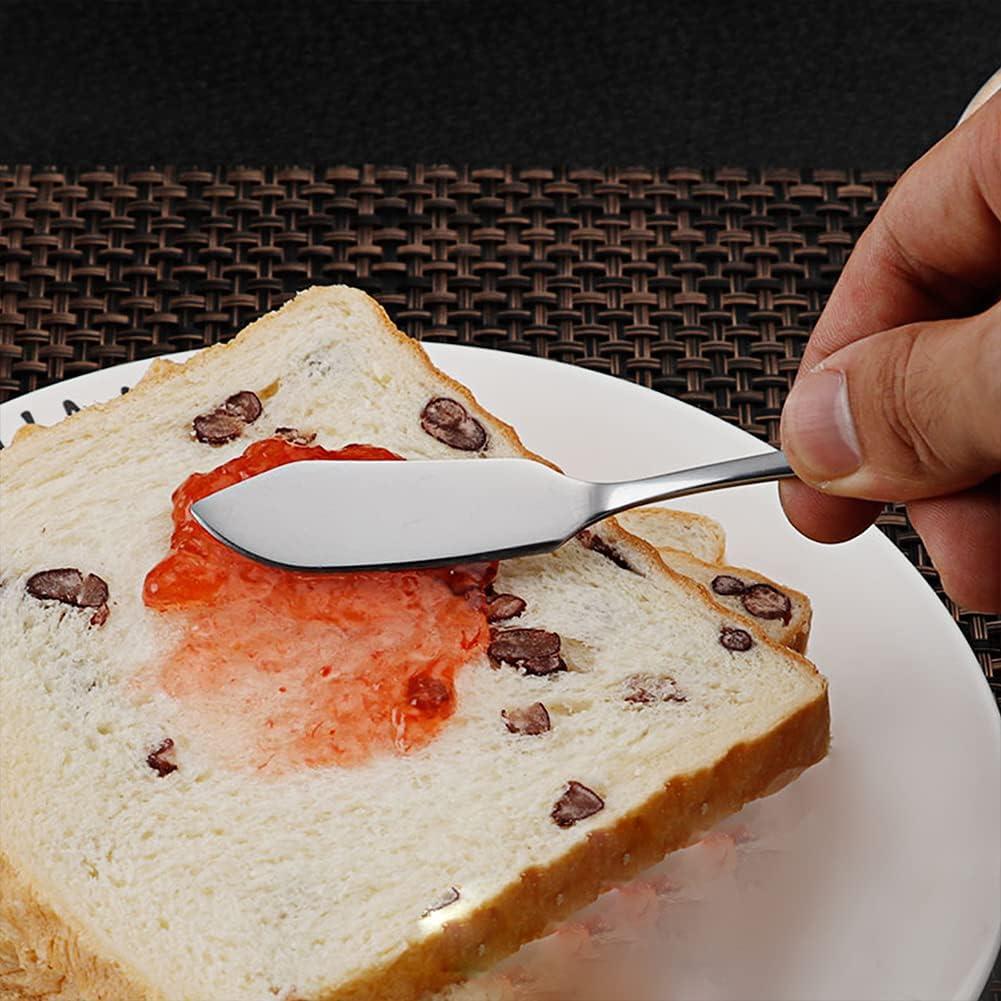 Set de 2 Cuchillos de Mantequilla AOOSY Acero Inoxidable 15 cm