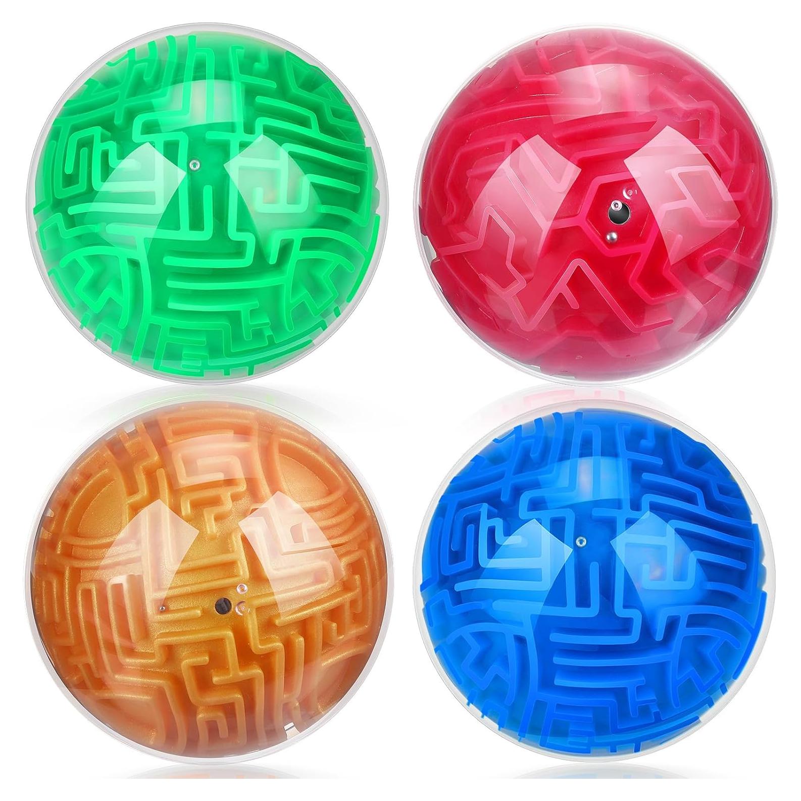 Sumind 4 Pzs Puzzle Laberinto 3D Juguete Educativo