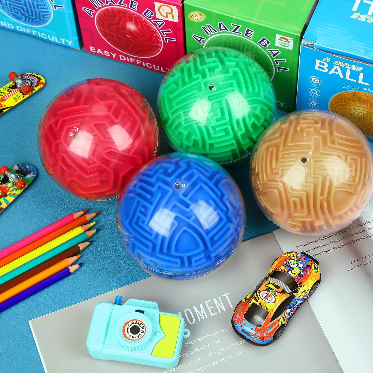 Sumind 4 Pzs Puzzle Laberinto 3D Juguete Educativo