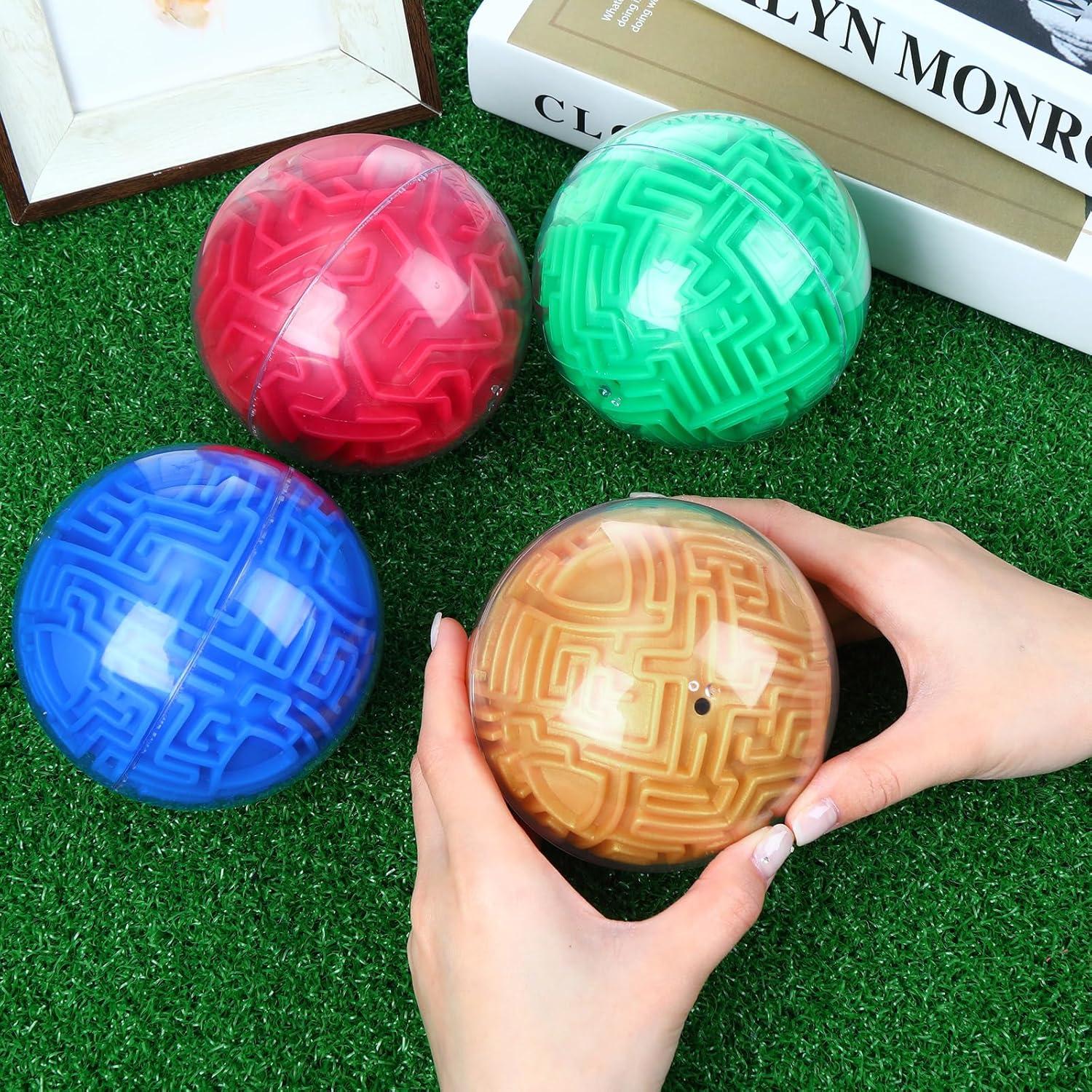 Sumind 4 Pzs Puzzle Laberinto 3D Juguete Educativo