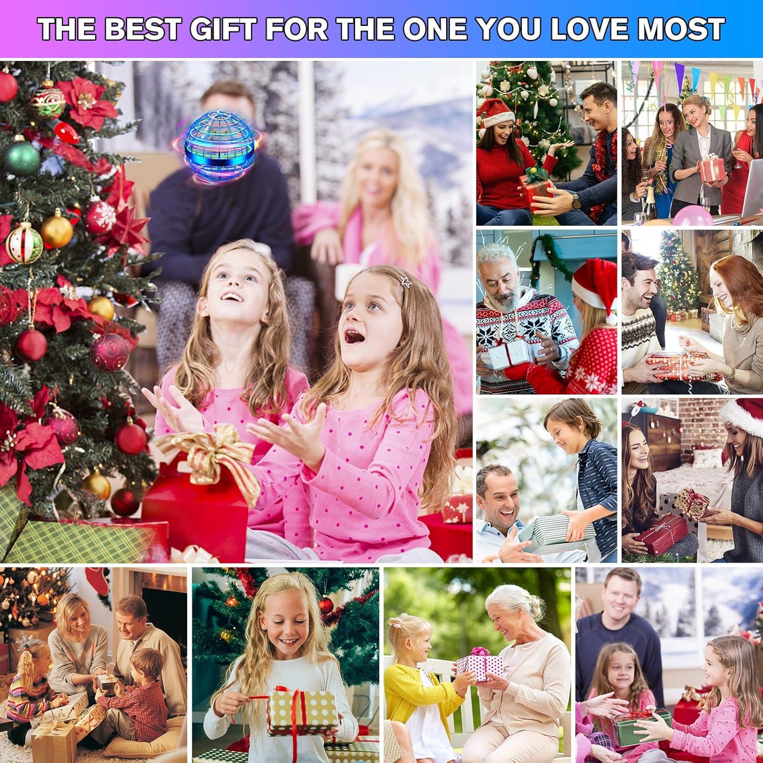 Bola Voladora Vantexi 2PCS LED Azul y Púrpura