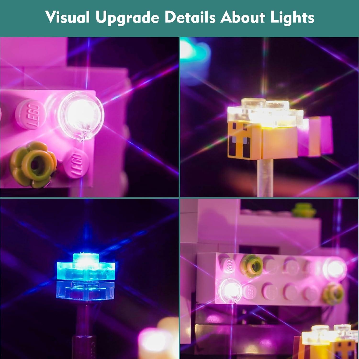 Kit de Luz LED LocoLee para LEGO Jardín de Cerezos 21260