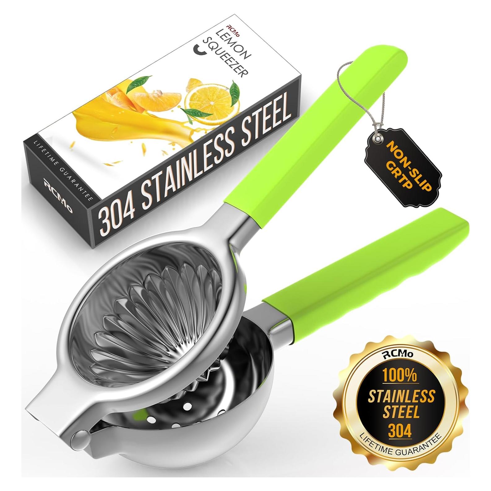 Exprimidor de Limón RCMo de Acero Inoxidable Verde 0.5L
