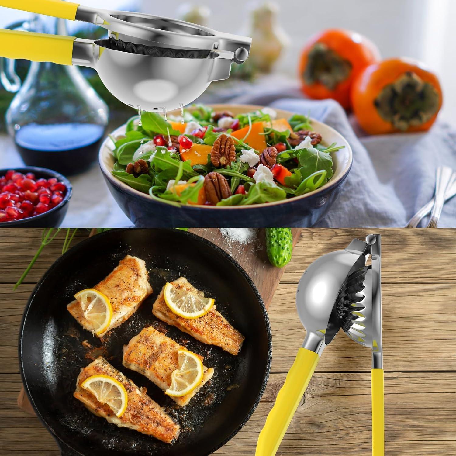 Exprimidor de Limón RCMo Acero Inoxidable 304 Amarillo