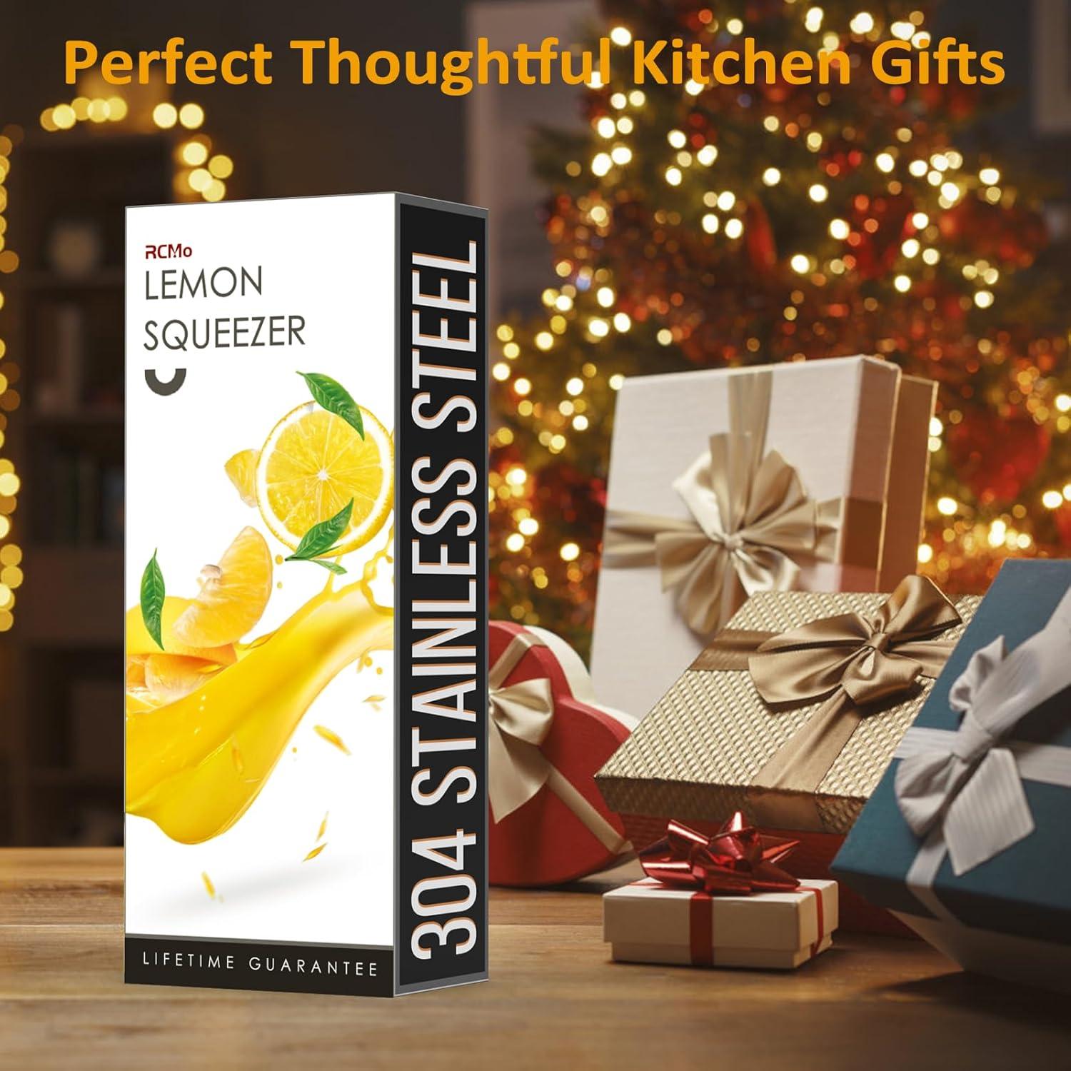 Exprimidor de Limón RCMo Acero Inoxidable 304 Amarillo