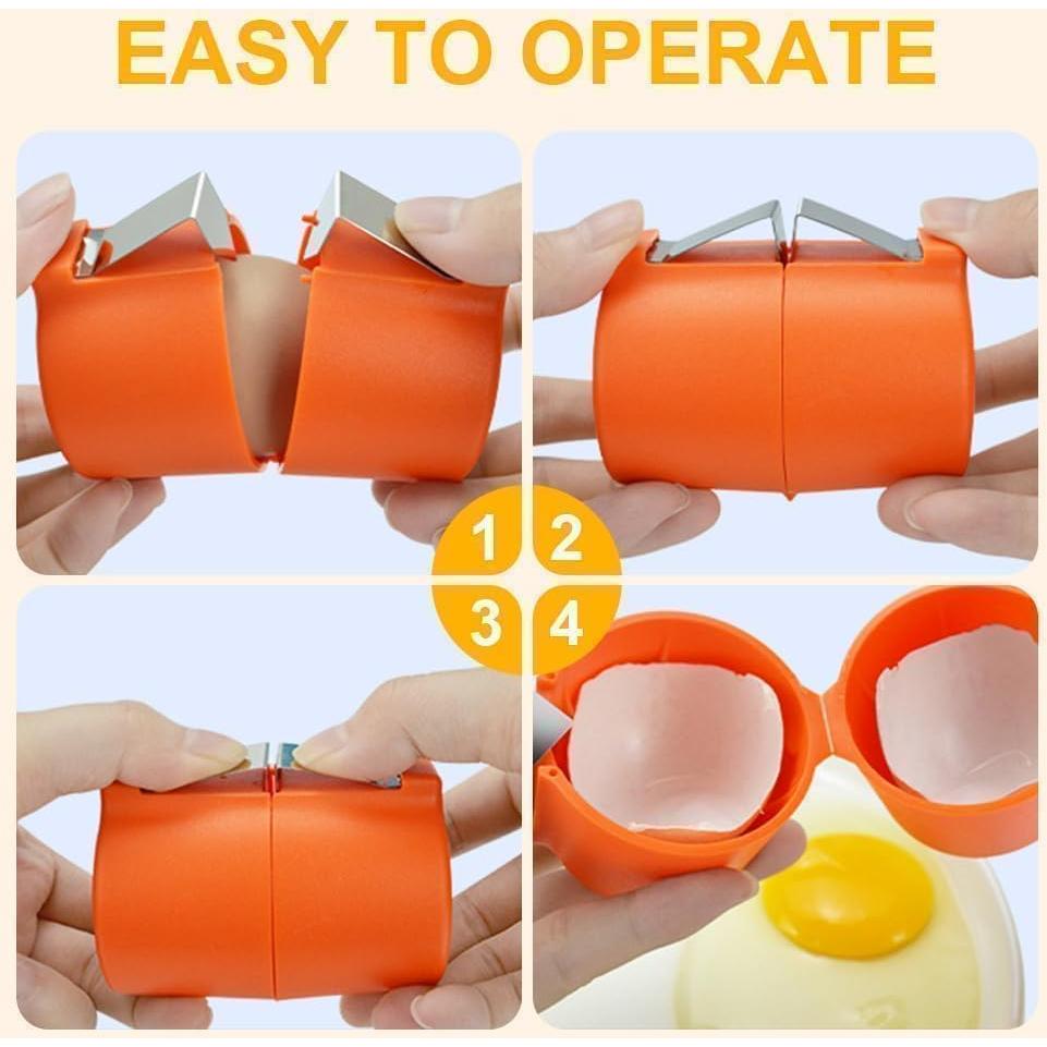 Abridor de Cáscara de Huevo Duro Genérico Naranja 6.5cm