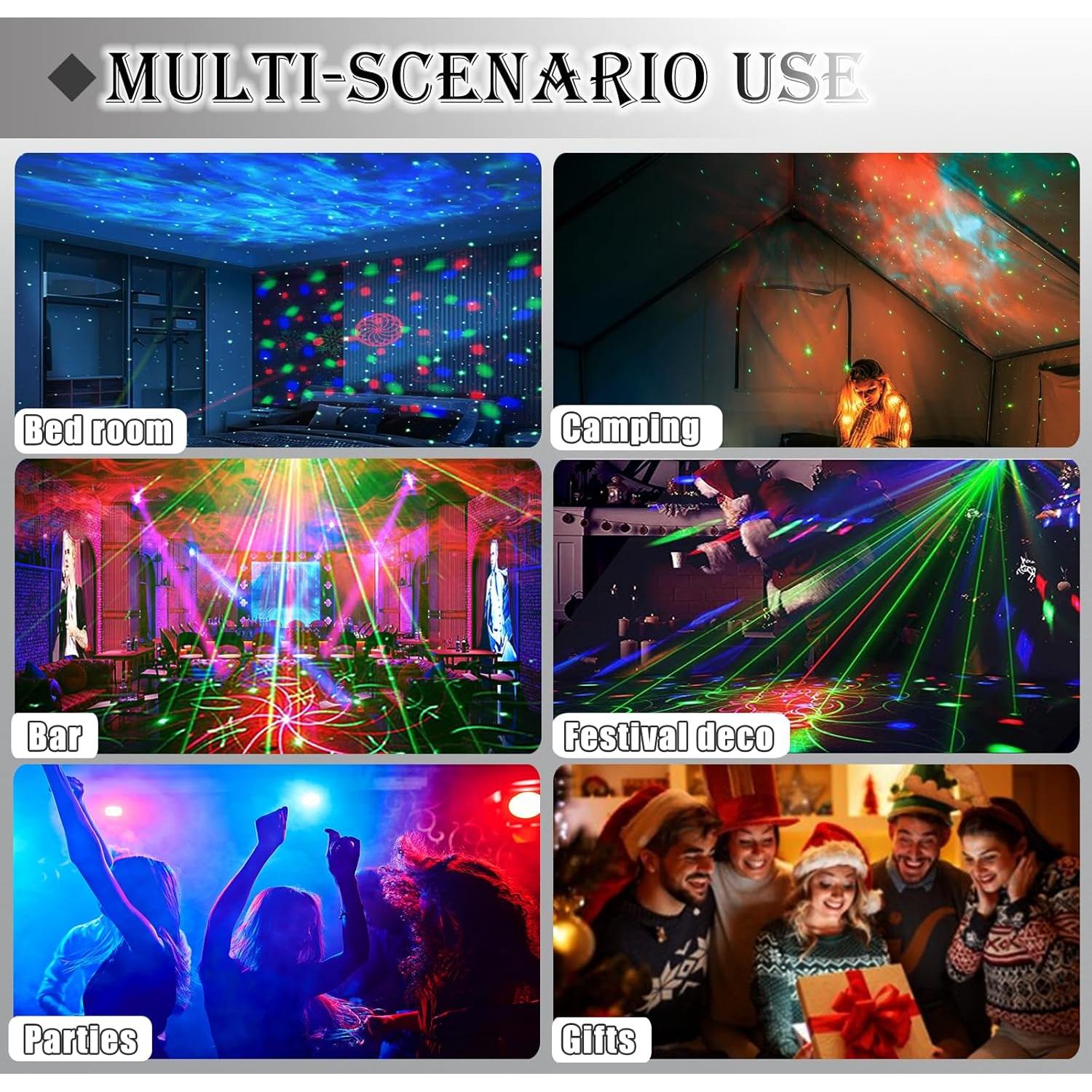 Proyector de Estrellas 5 en 1 Shenzhen Emerson 20cm Luz Disco