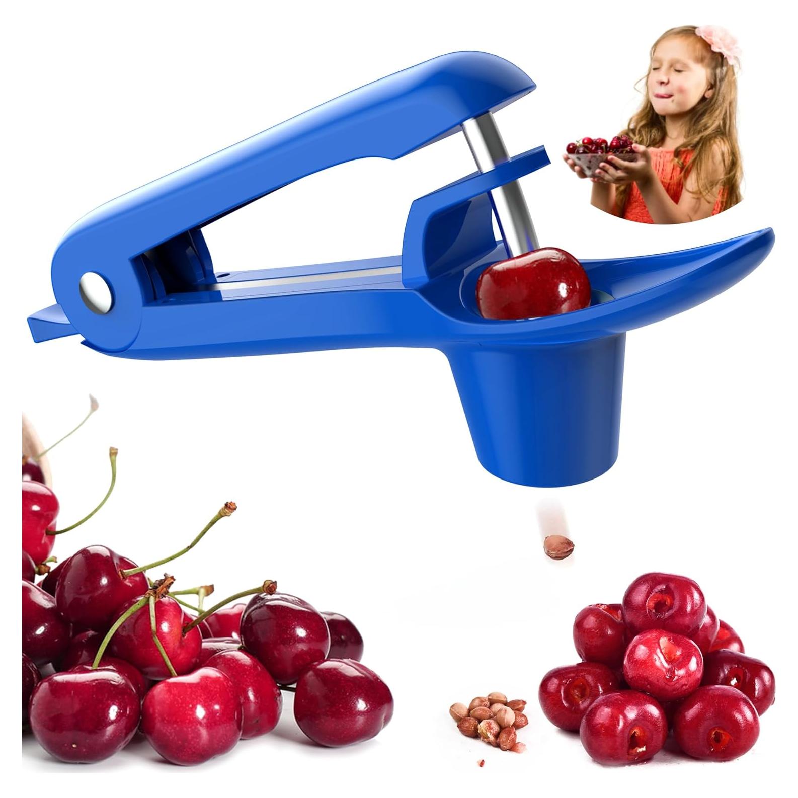 Deshuesador de Cereza Ordekcity Acero Inoxidable Azul 1.1"