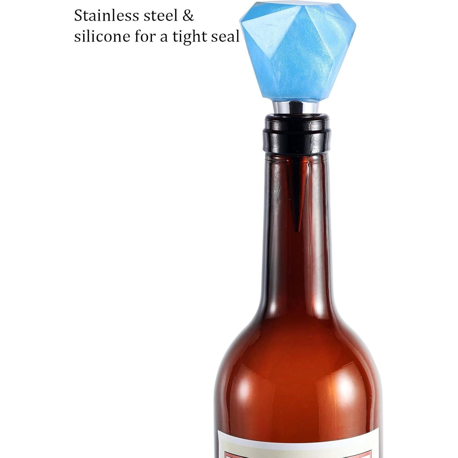 Tapón de Vino de Resina Azul Pyotivol - Sello Hermético