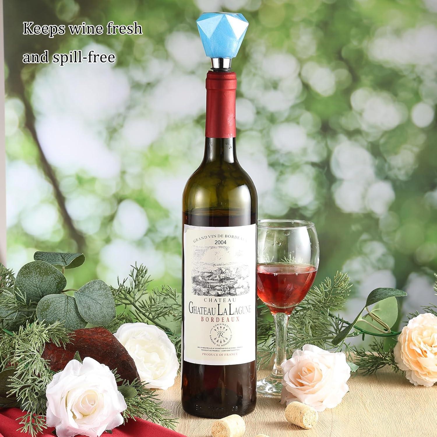 Tapón de Vino de Resina Azul Pyotivol - Sello Hermético