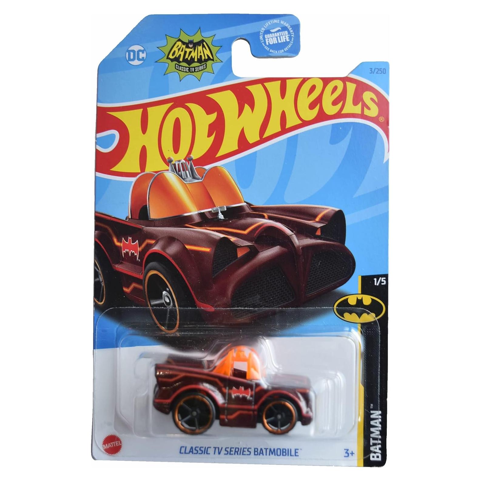 Hot Wheels Batimóvil Clásico Batman 1:5 Rojo