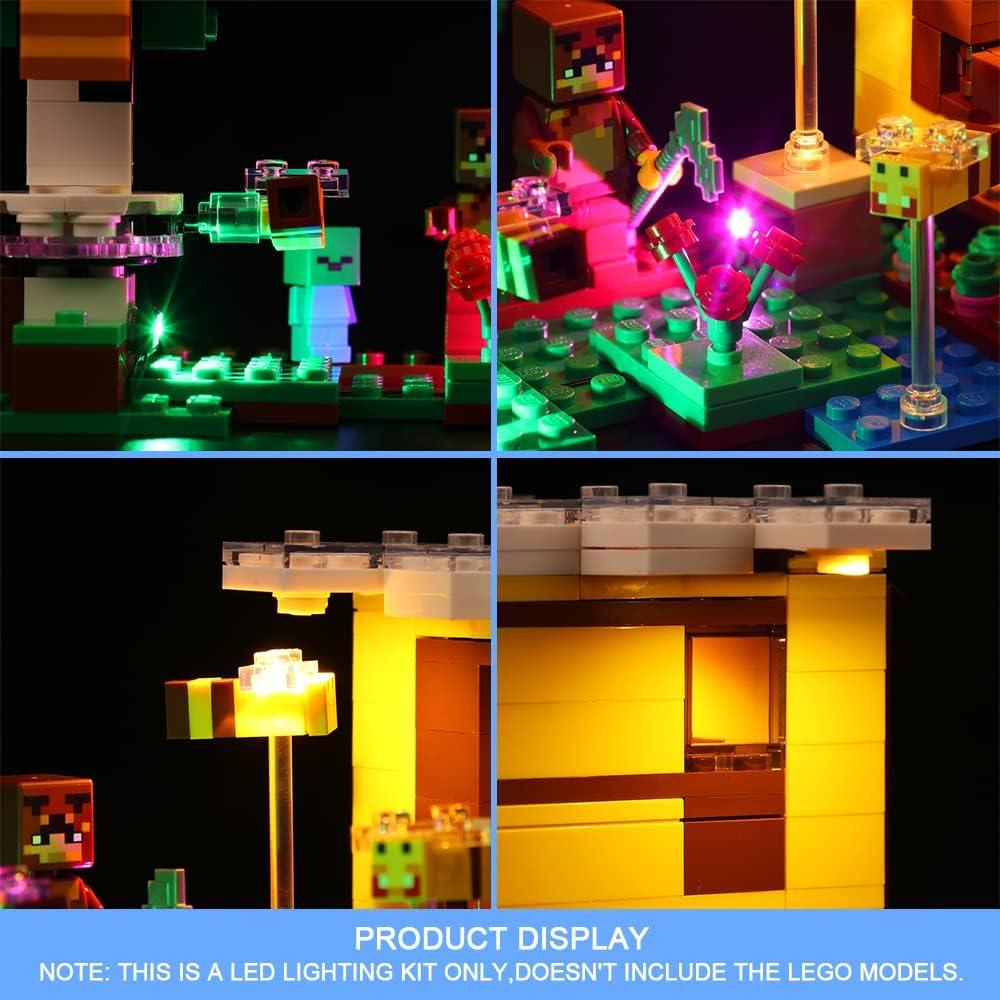 Kit de Luz LED VONADO para Lego Minecraft 21241 - Iluminación DIY