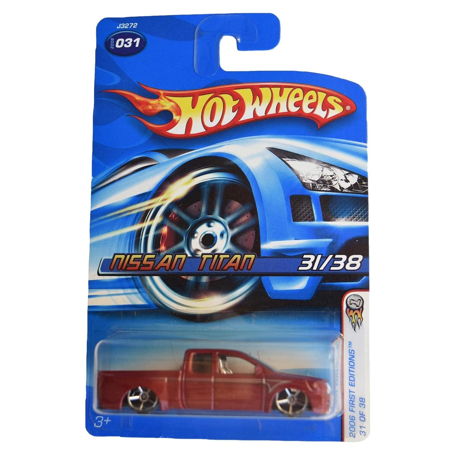 Hot Wheels Nissan Titan 2006 Escala 1:64 Rojo