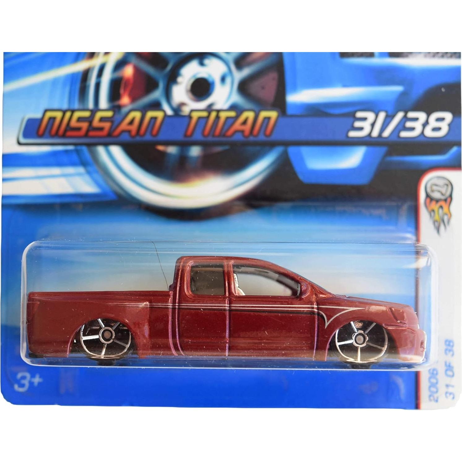 Hot Wheels Nissan Titan 2006 Escala 1:64 Rojo
