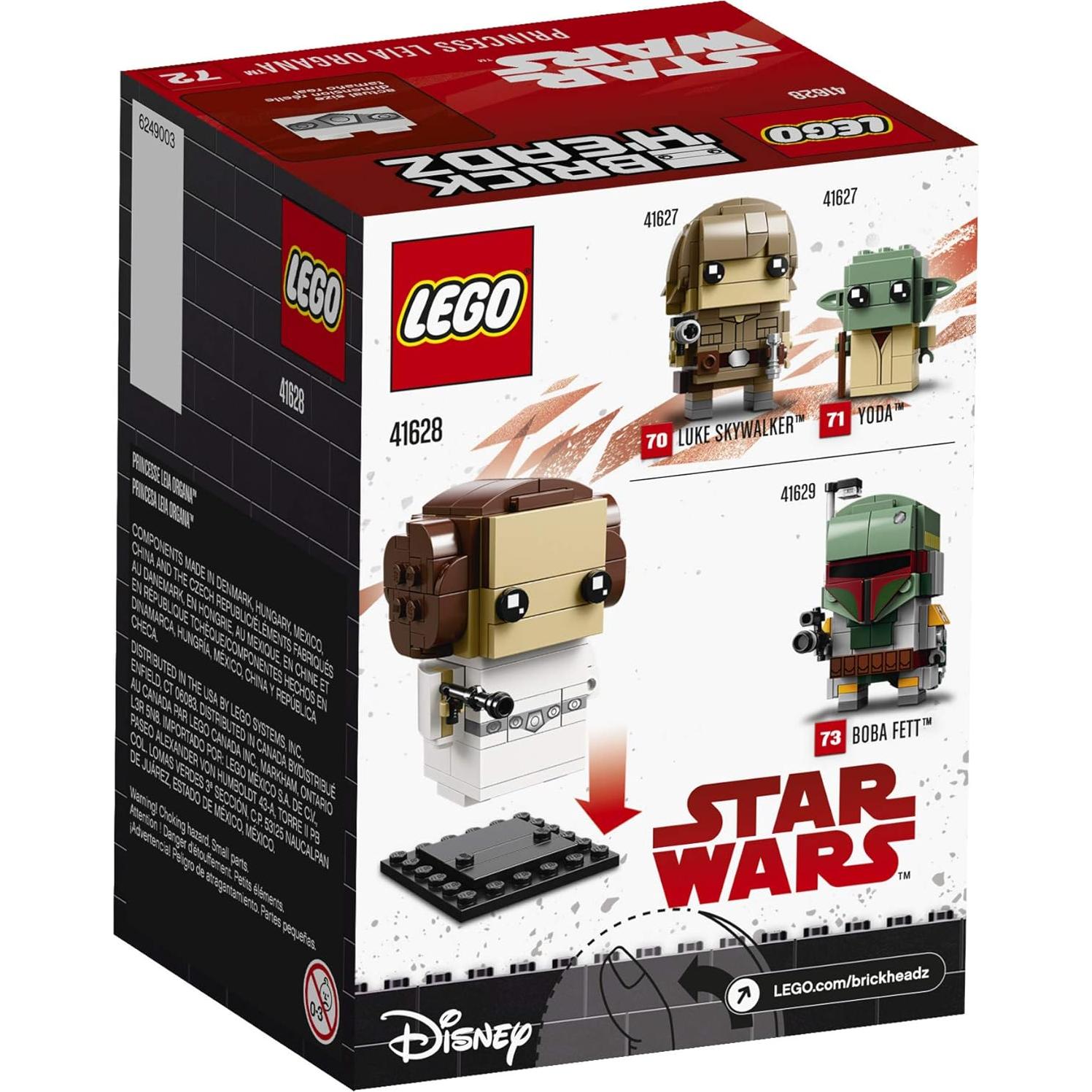 LEGO BrickHeadz Princesa Leia Organa 41628 124 Piezas