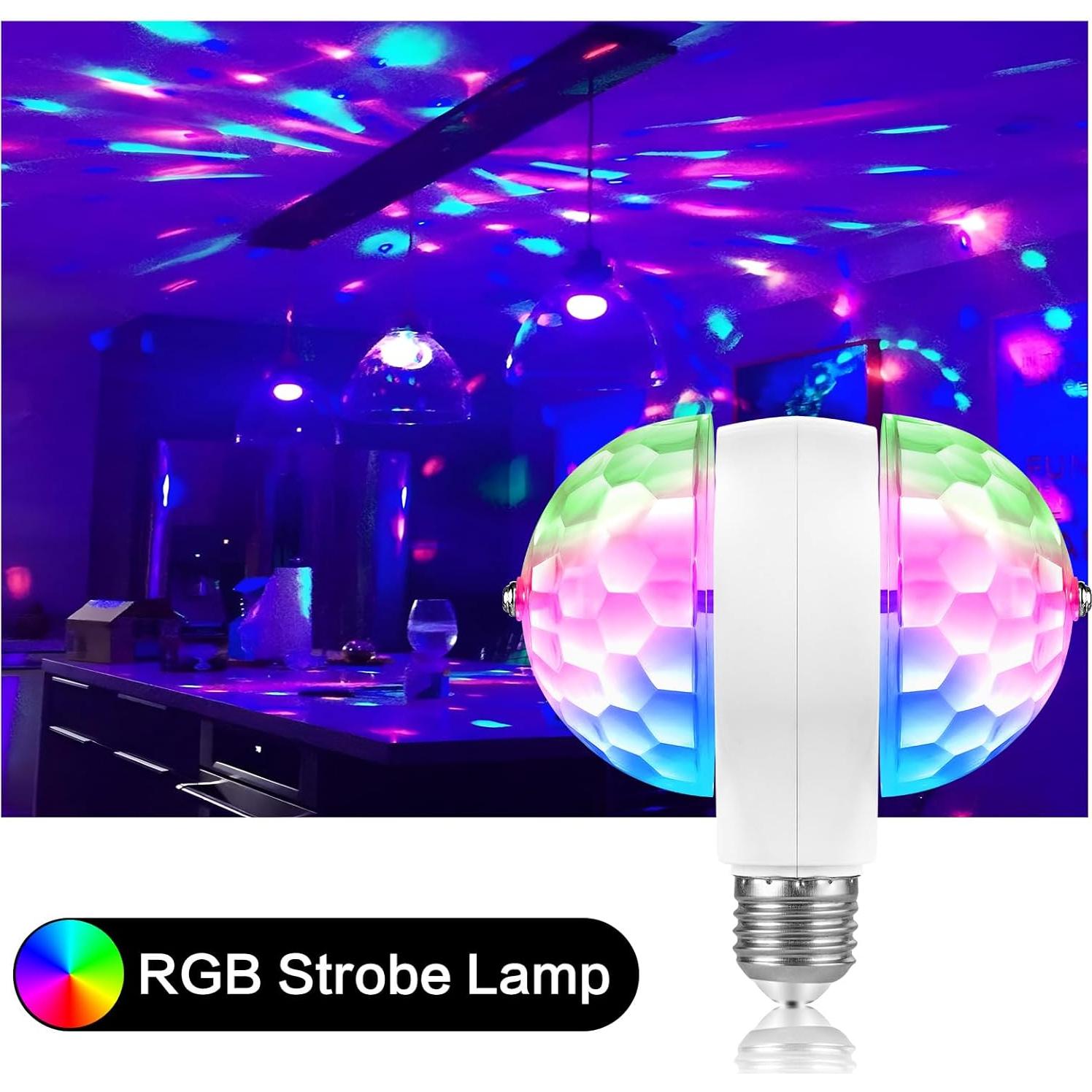 Luz de Disco LED MINO ANT C-50 Multicolor para Fiestas