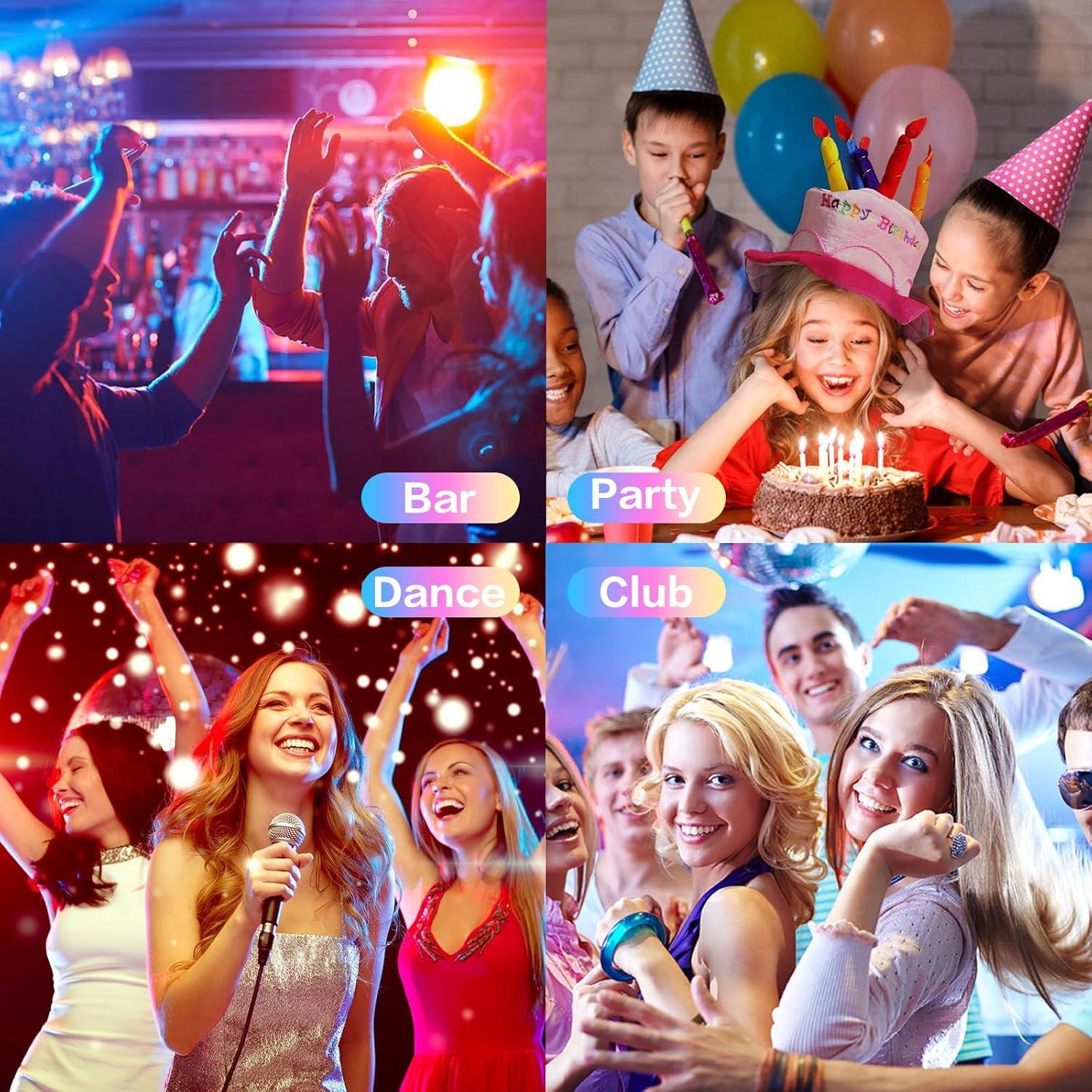 Luz de Disco LED MINO ANT C-50 Multicolor para Fiestas