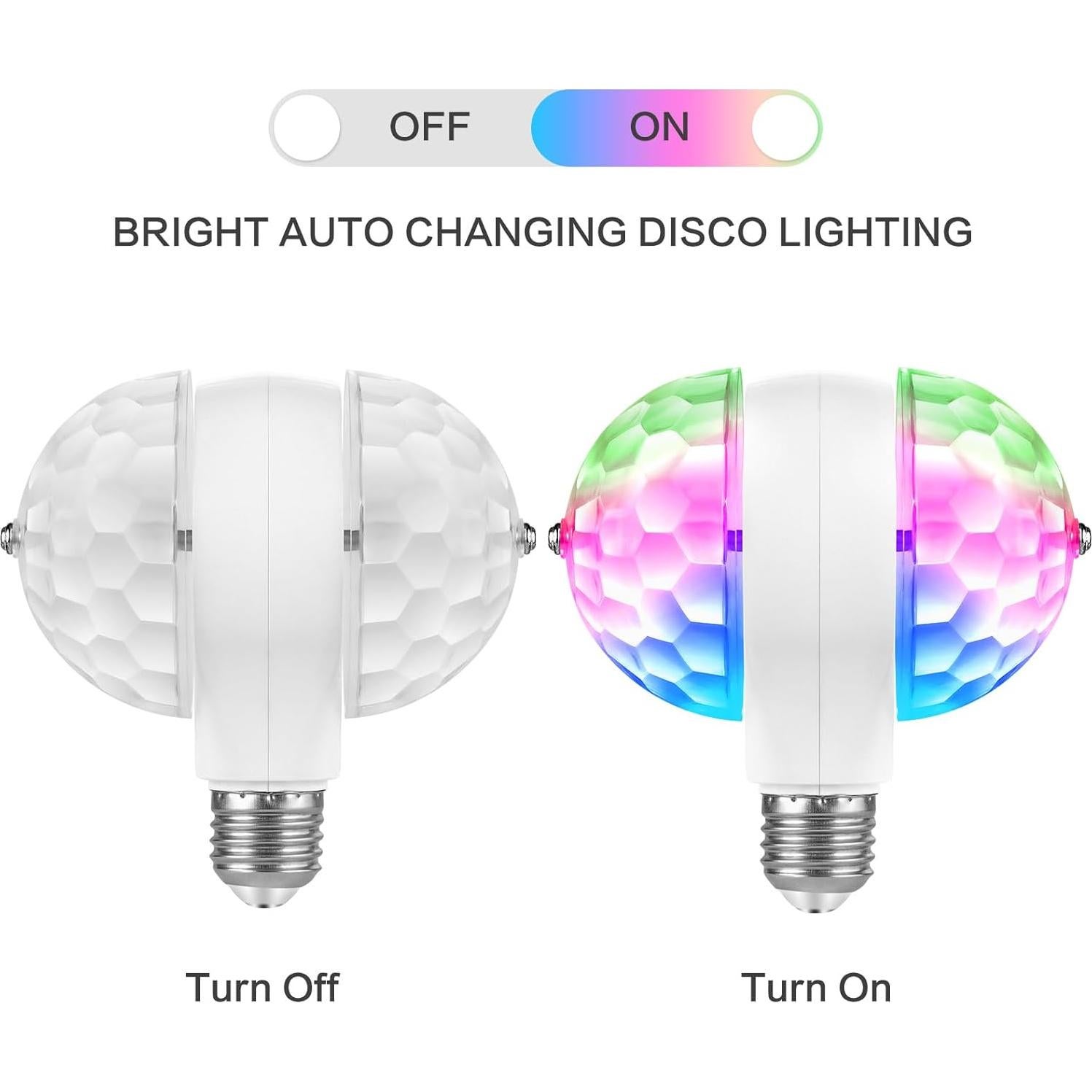 Luz de Disco LED MINO ANT C-50 Multicolor para Fiestas