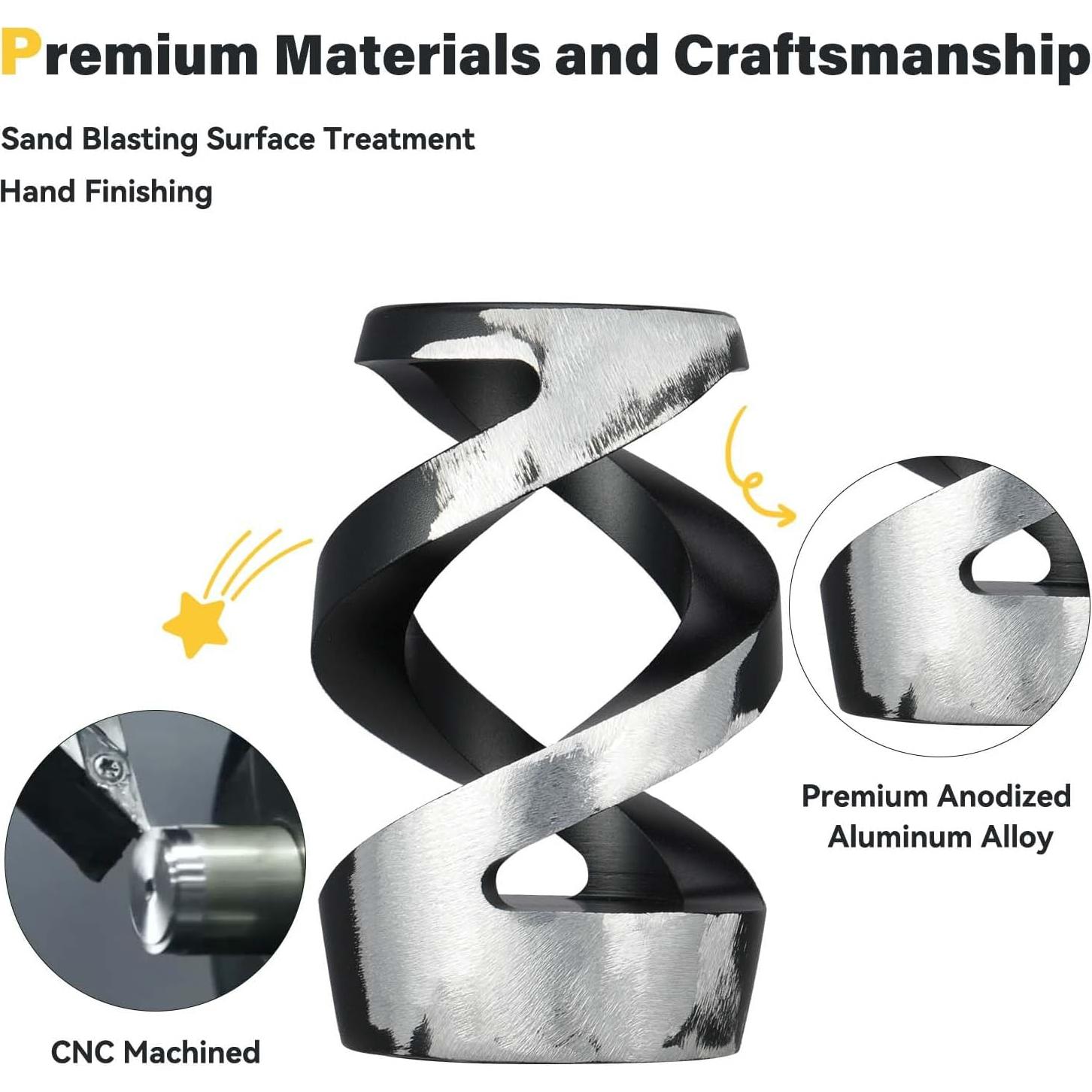 Spinner Antiestrés Cinético Lifidea Negro 4,06 cm