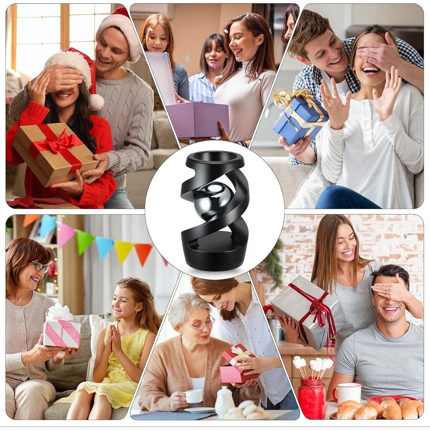 Spinner Antiestrés Cinético Lifidea Negro 4,06 cm