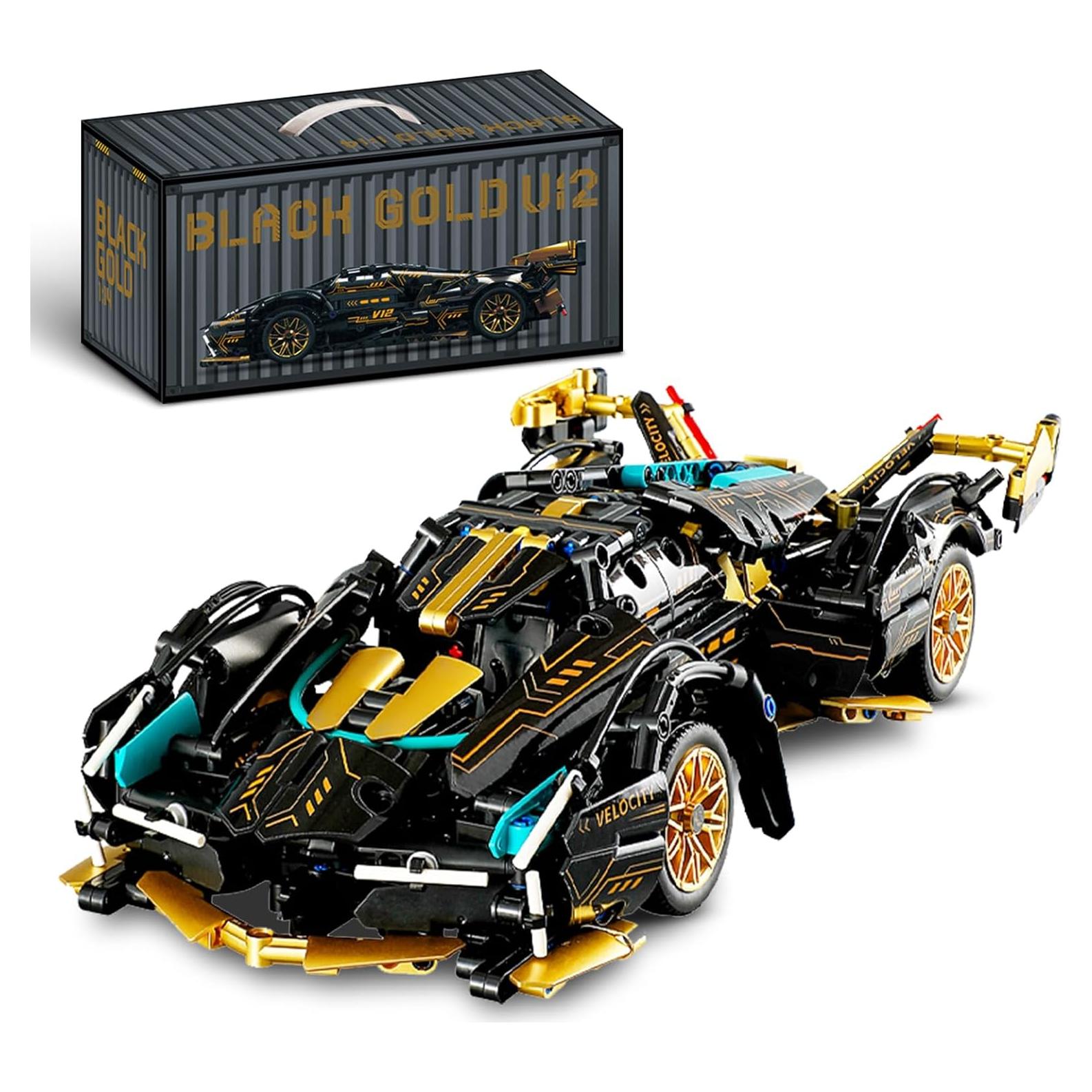 Modelo de Coche de Carreras V12 Technic Nueris 1314 Piezas